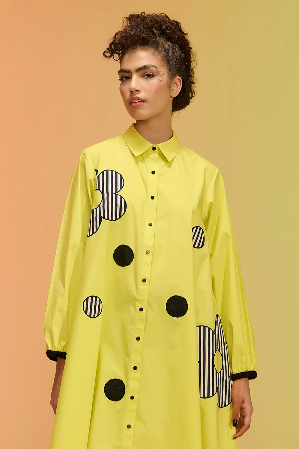 Daisy Yellow A-Line Shirt