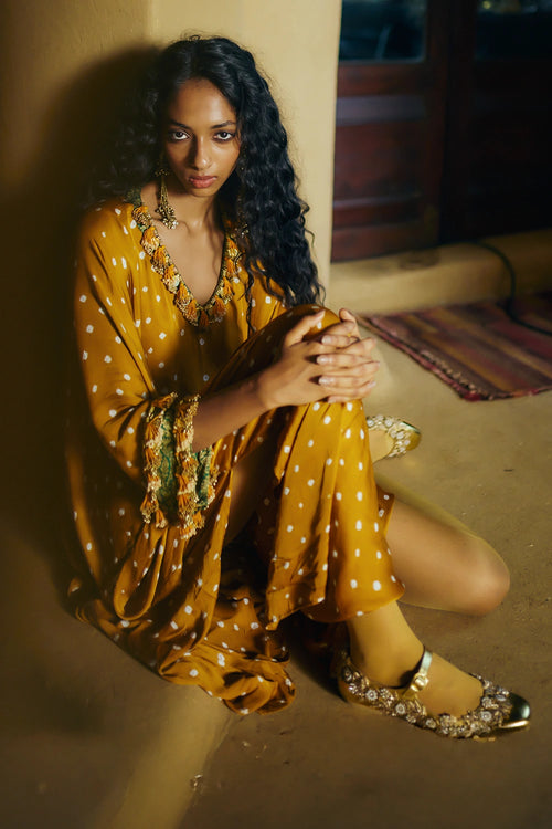 Daksha Mustard Co-ord Set