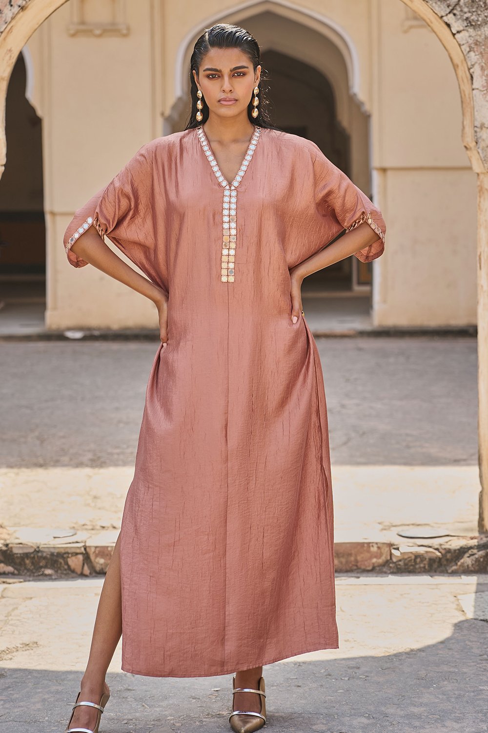 Mirrorwork Kaftan