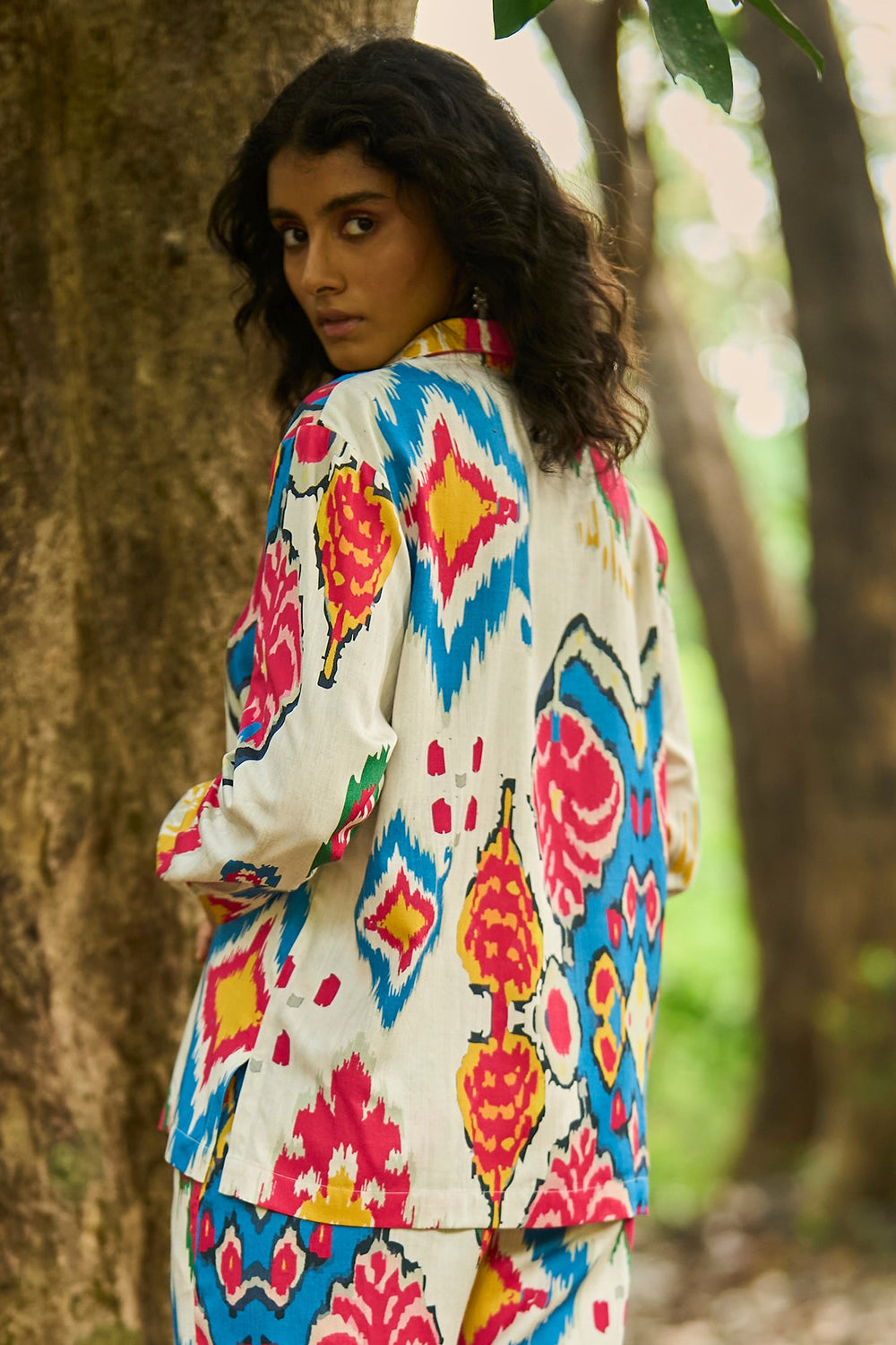 Ikat Print Shirt