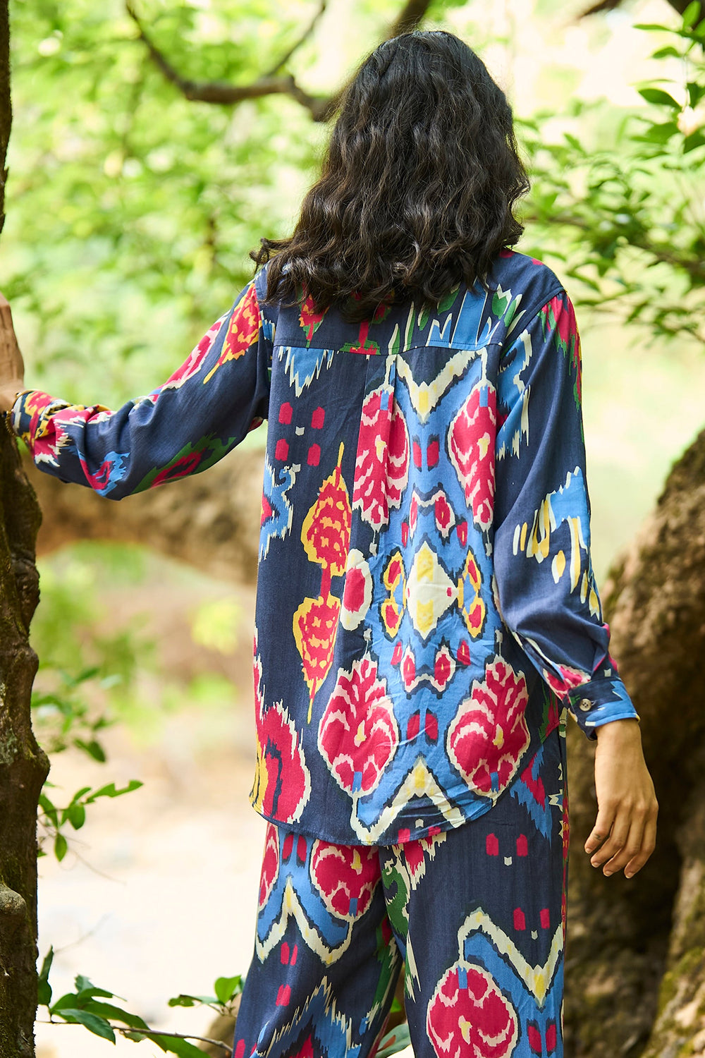 Multi Ikat Print Shirt