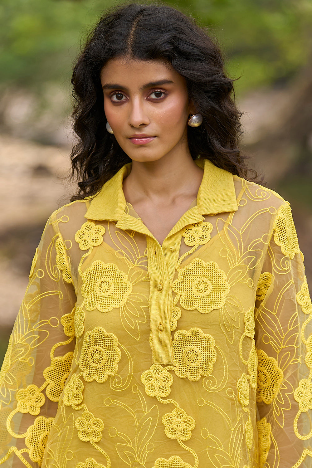 Yellow Lace Dress