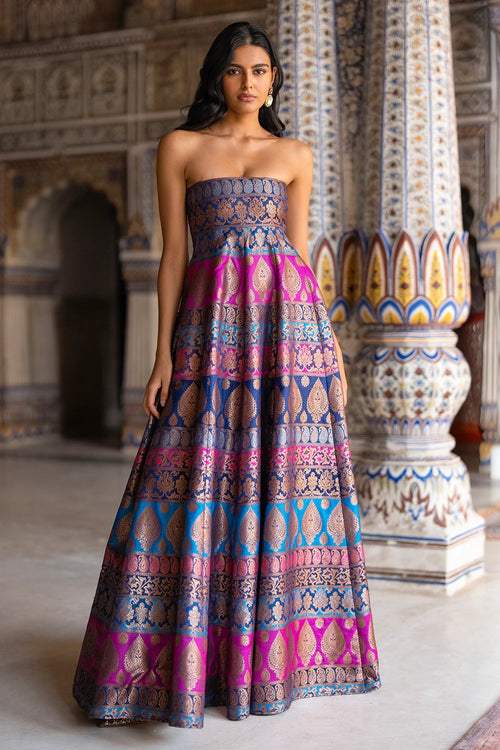 Benares Brocade Gown