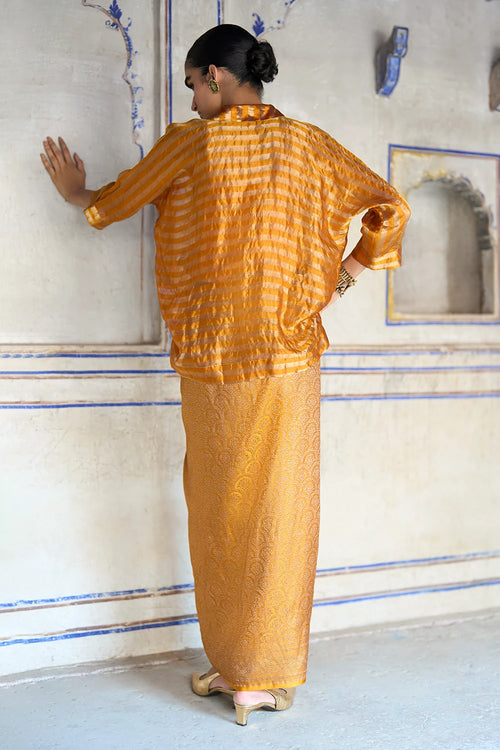 Benares Tissue Relaxed Fit Shirt