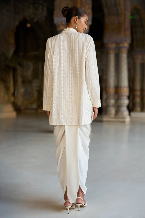 Embroidered Longline Shirt