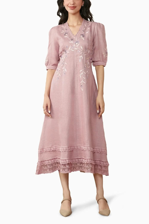Quartz Diamond Dahlia Dia Dress
