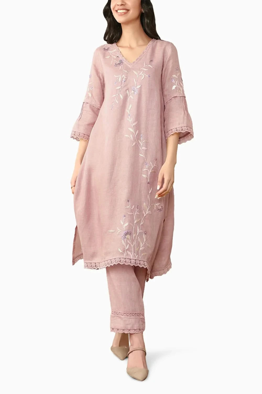 Quartz Diamond Dahlia Fly Free Tunic Set