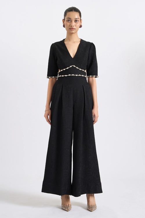 Crystal Waist Jumpsuit