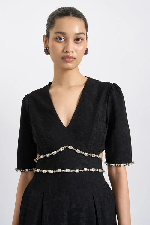 Crystal Waist Jumpsuit