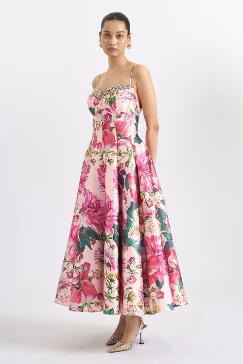 Crystal Bloom Couture Gown