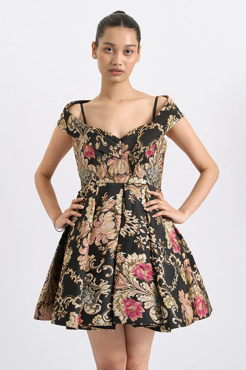 Baroque Mini Dress