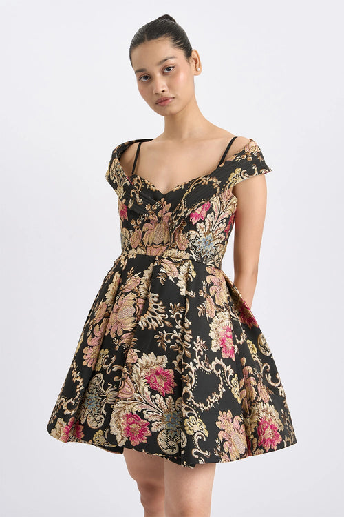 Baroque Mini Dress