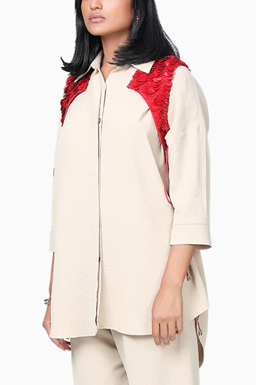 Red Silk X Overlay