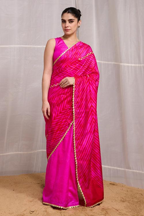 Red Rani Dor Saree