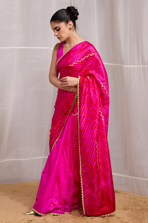 Red Rani Dor Saree