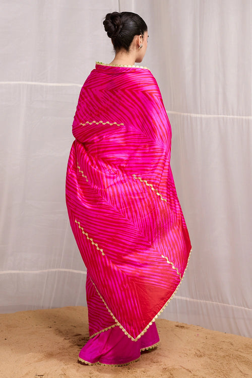 Red Rani Dor Saree
