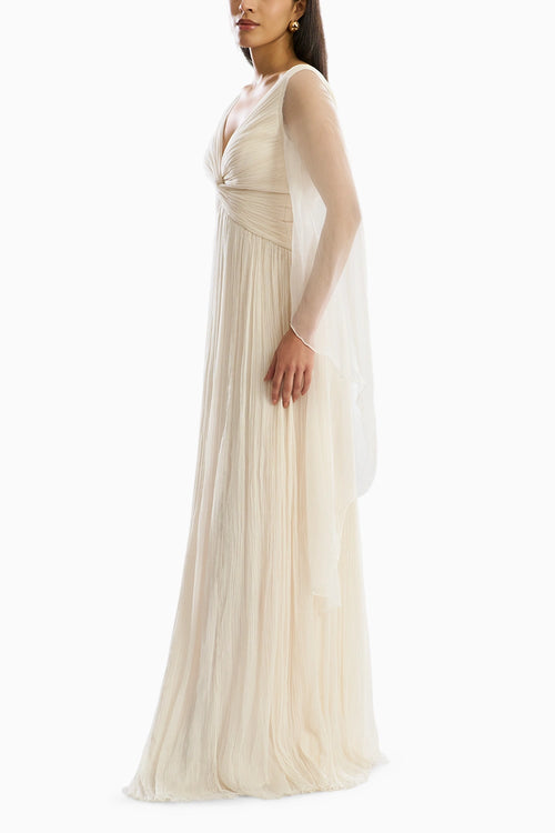 Dream Dress with Waterfall Sleeves
