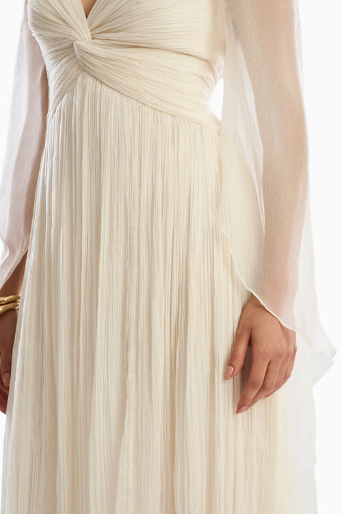 Dream Dress with Waterfall Sleeves