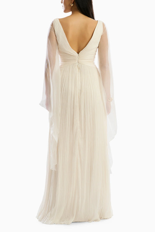Dream Dress with Waterfall Sleeves