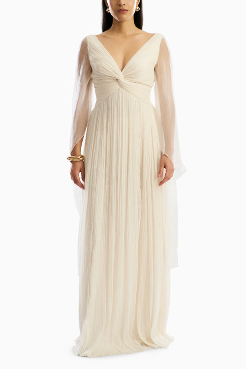 Dream Dress with Waterfall Sleeves