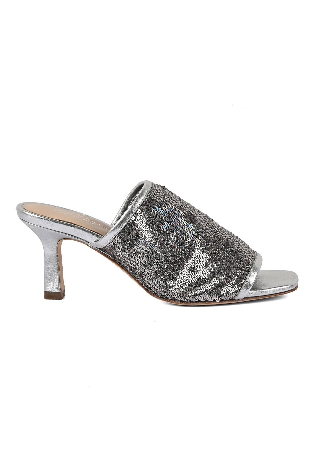 Dream Silver Sequined Slip-Ons