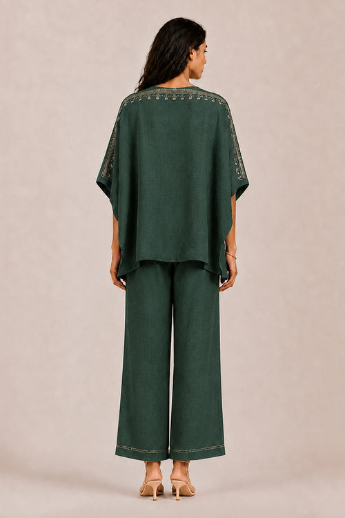 Forest Drops Of Gold Roomal Co-ord Set
