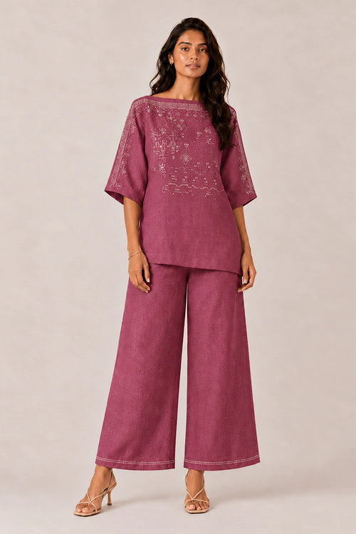 Jam Drops Of Gold Roomal Co-ord Set
