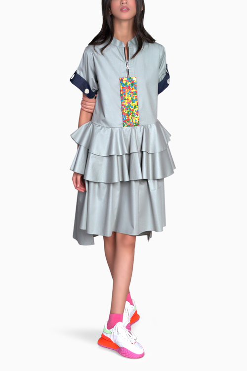 Dua Sap Green Dress