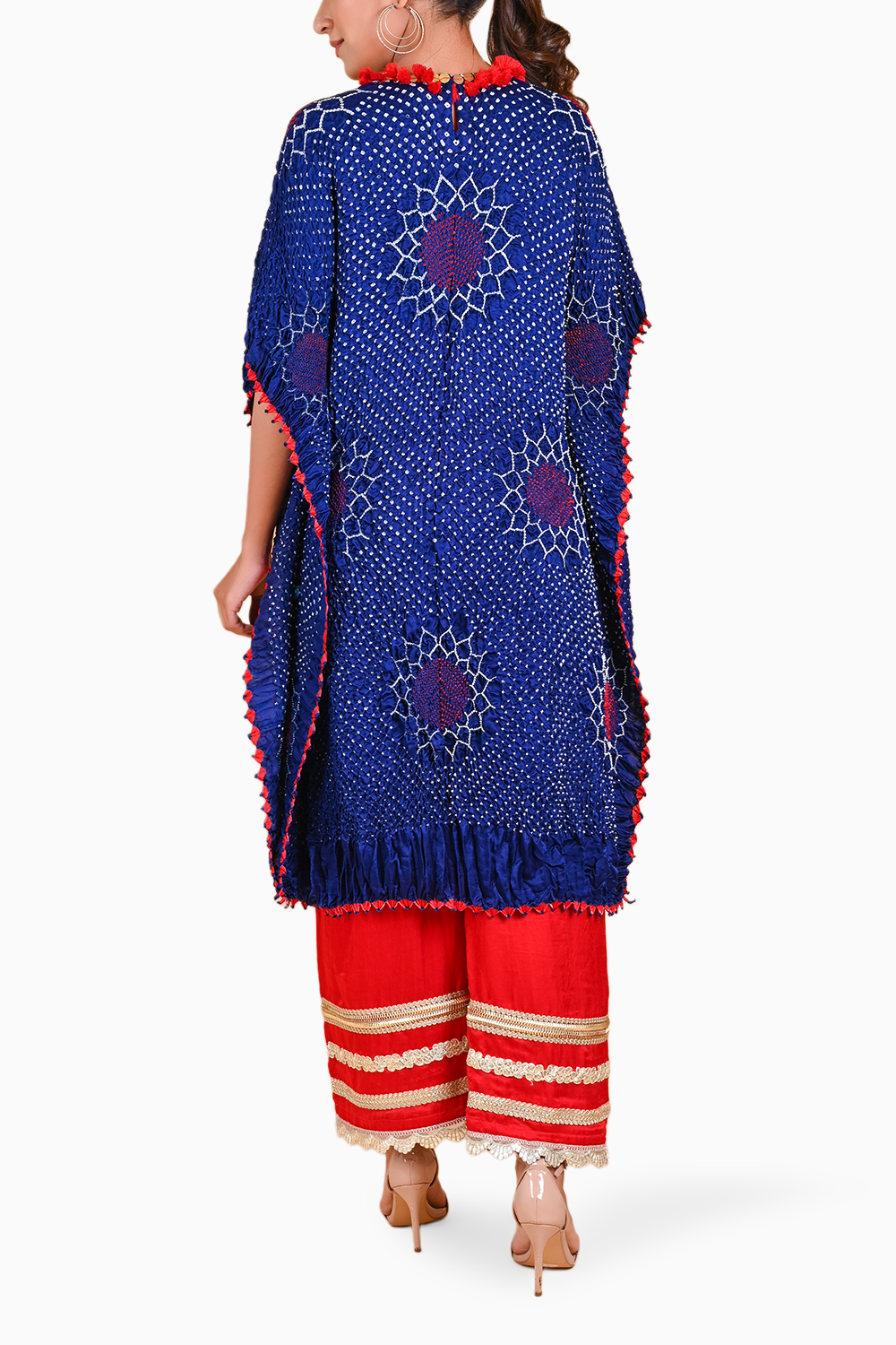 Blue Valley of Flowers Kaftan