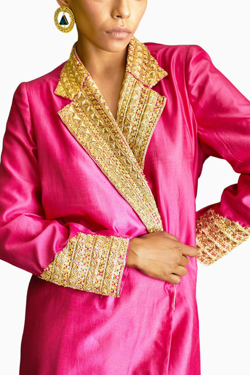 Pink Blazer Pant Set