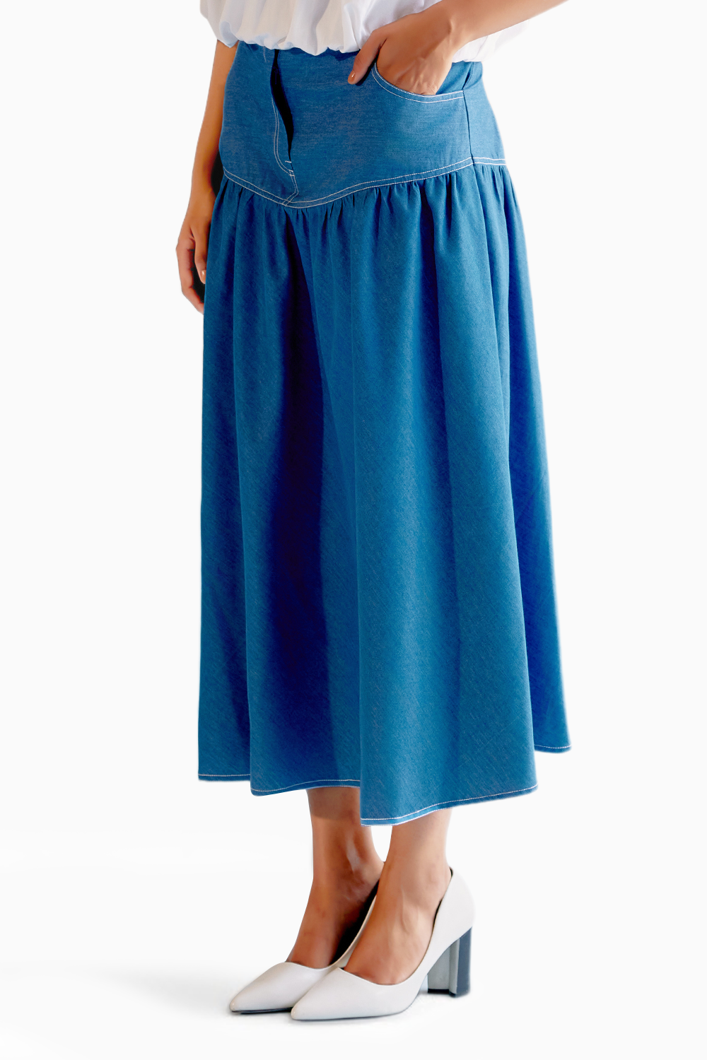 Echo Denim Skirt