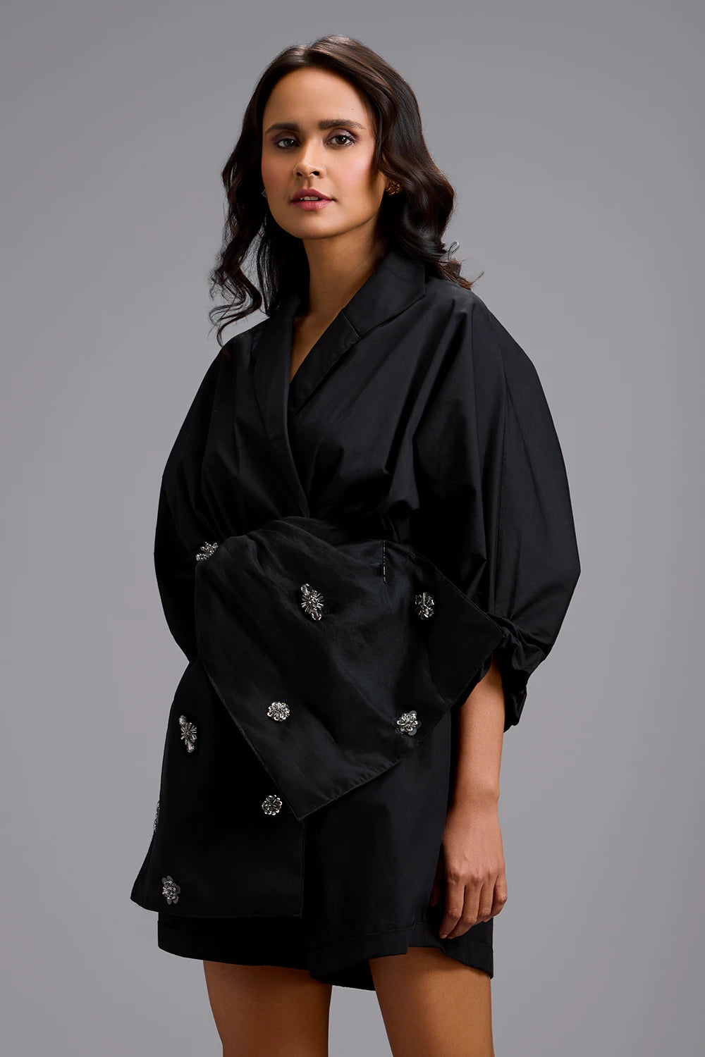 Eclipse Crystal Bow Playsuit