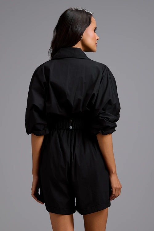 Eclipse Crystal Bow Playsuit