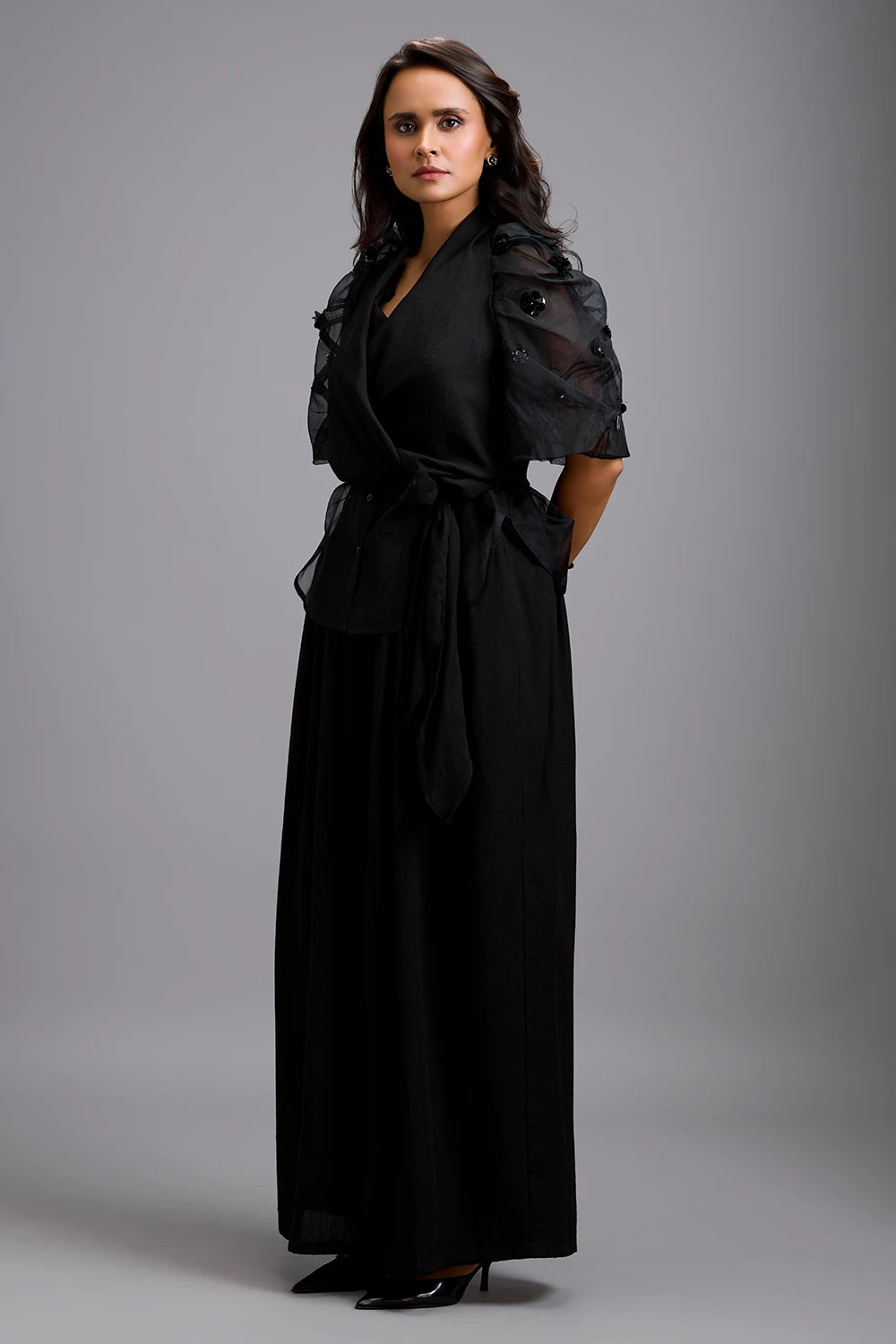 Eclipse Floral High-Neck Co-ord Set