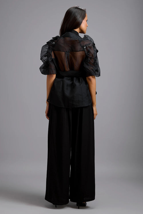 Eclipse Floral High-Neck Co-ord Set