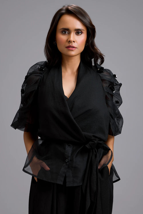 Eclipse Floral High-Neck Co-ord Set