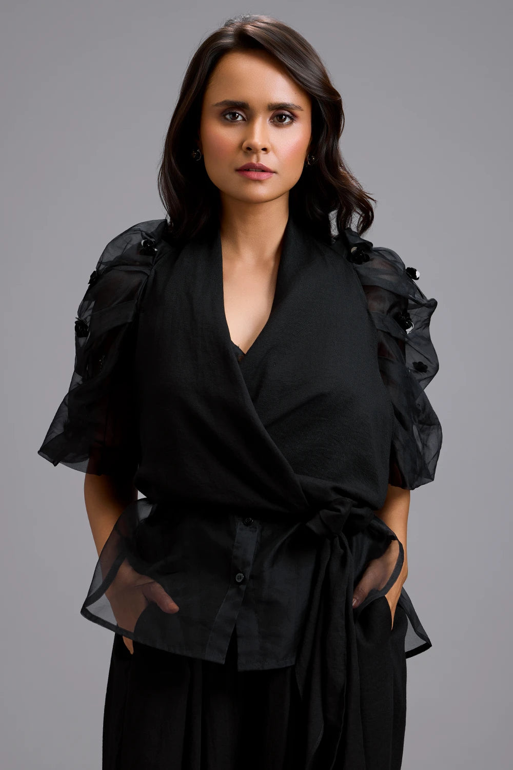 Eclipse Floral High-Neck Co-ord Set