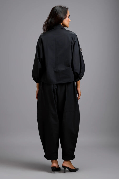 Eclipse Embellished Cropped Power Set