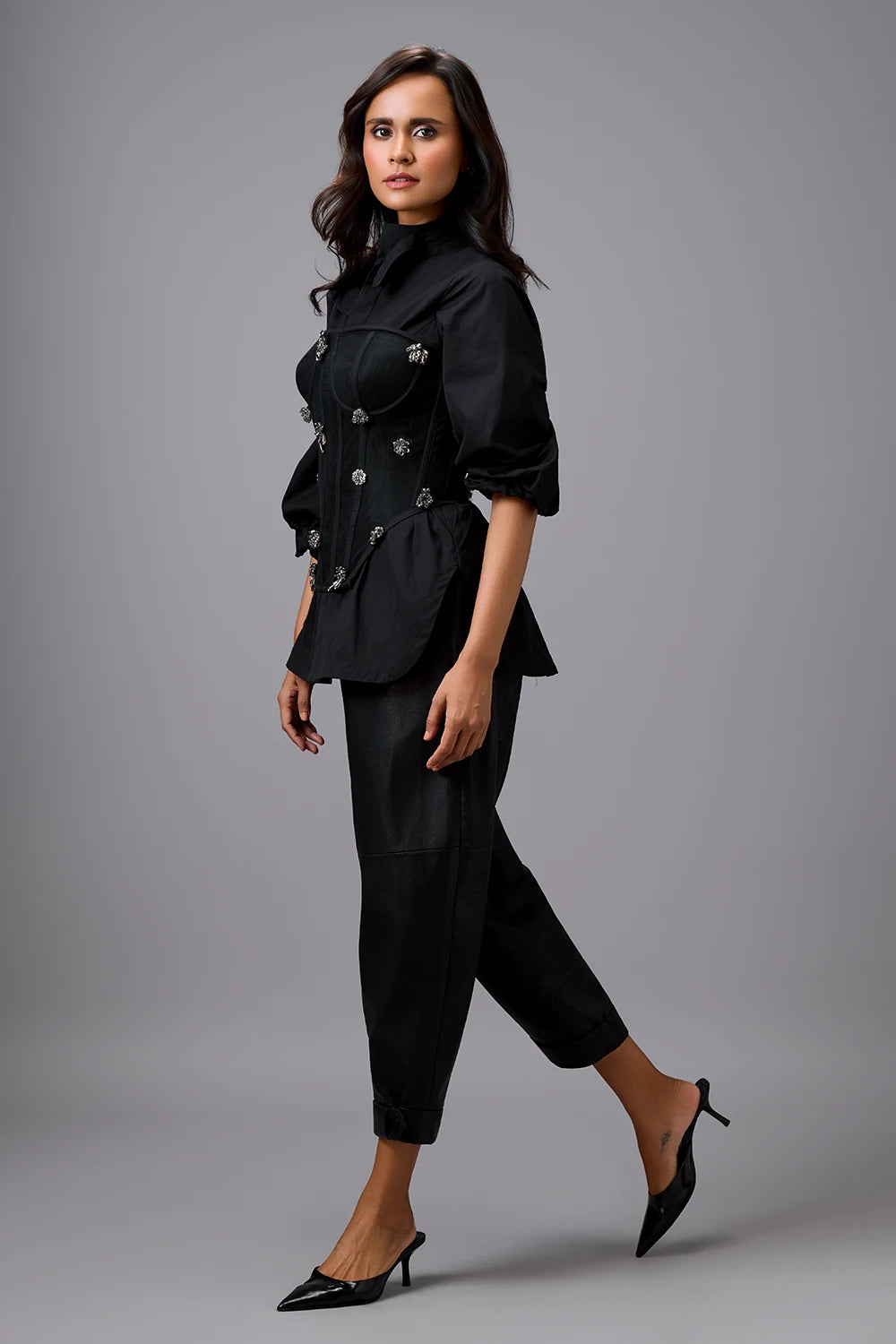 Eclipse Rhinestone Corset Co-ord Set