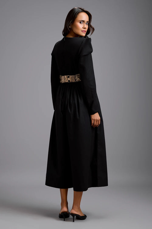 Eclipse Gold Bow Jumpsuit