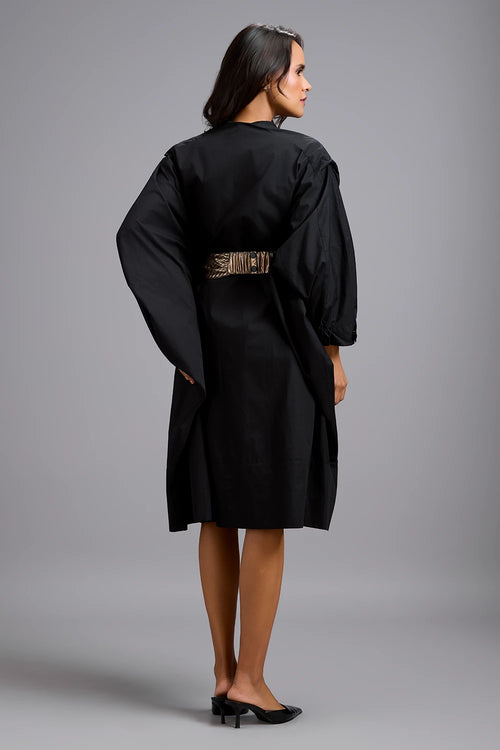 Midnight Eclipse Midi Dress