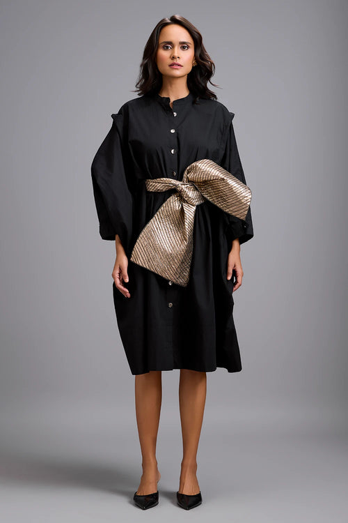 Midnight Eclipse Midi Dress