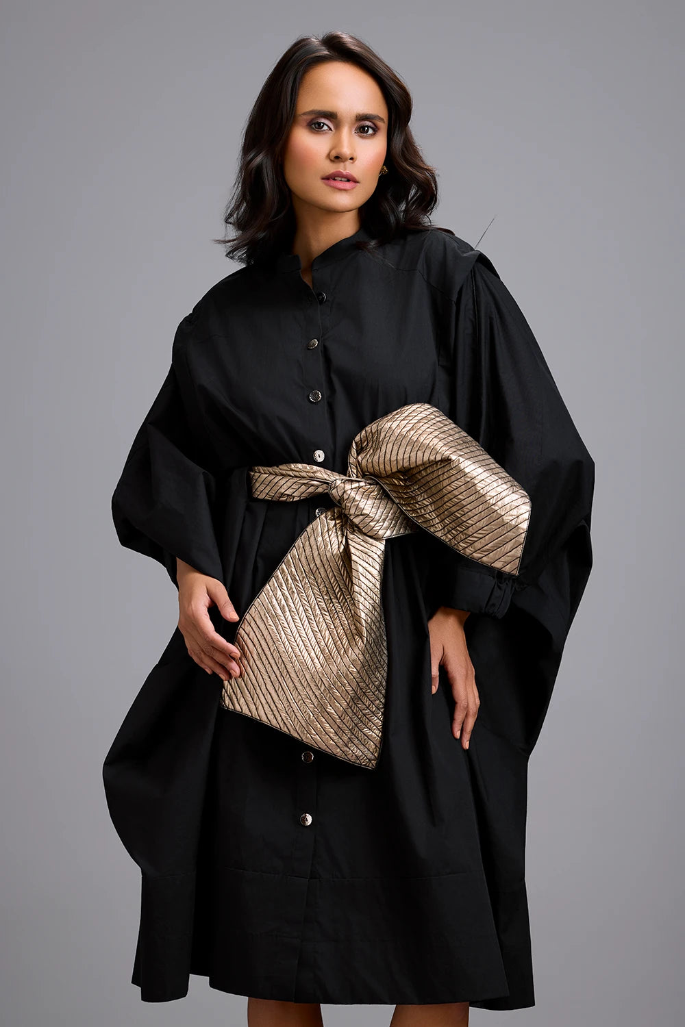 Midnight Eclipse Midi Dress