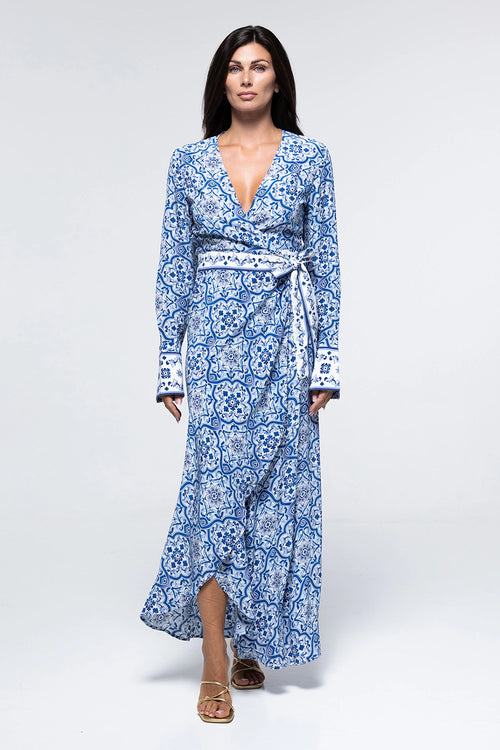 Robe Valina Blue Tile