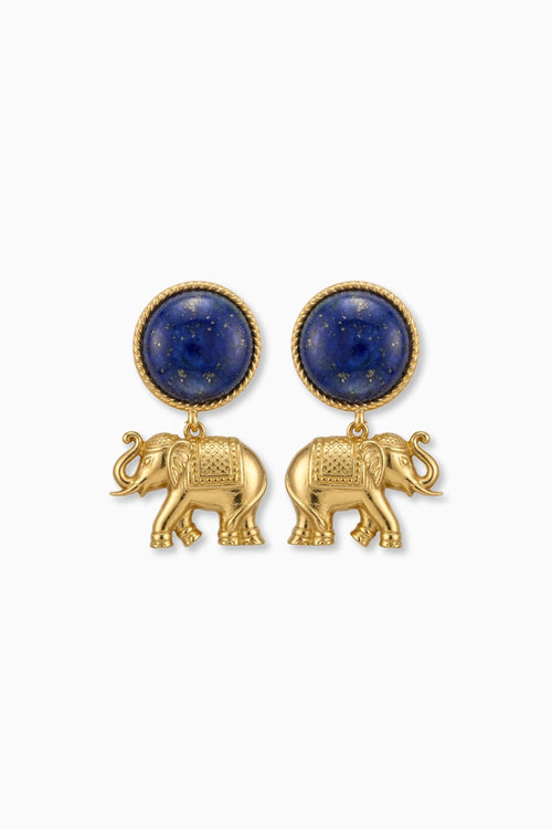 Tale of Ele Drop Earrings wth Lapis Lazuli