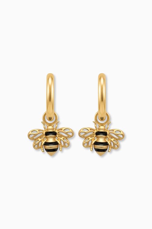 Grace Hoops with Bee Drops