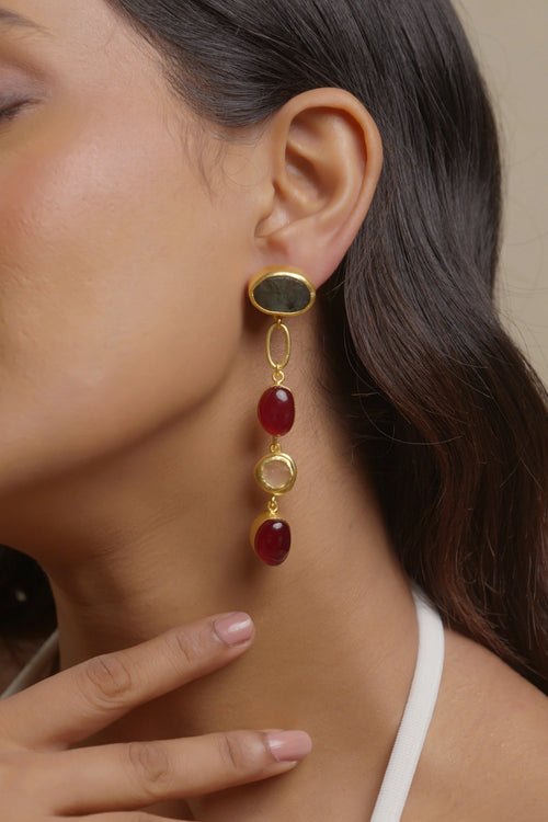 Go with the Flow Statement Earrings
