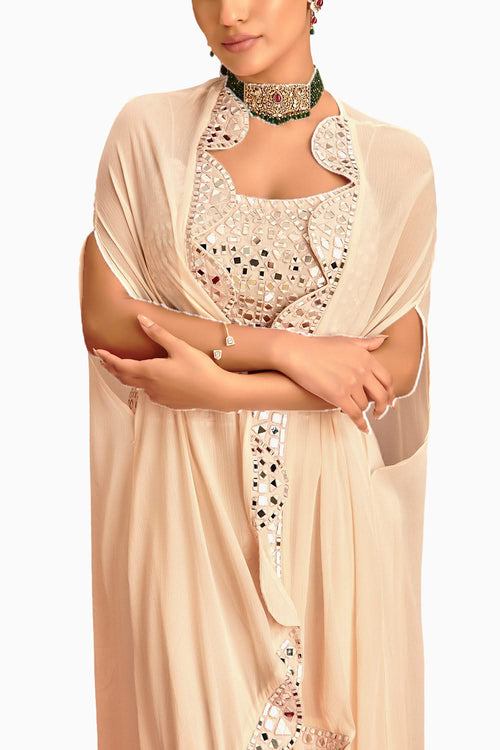 Elara Blush Pink Lehenga Set