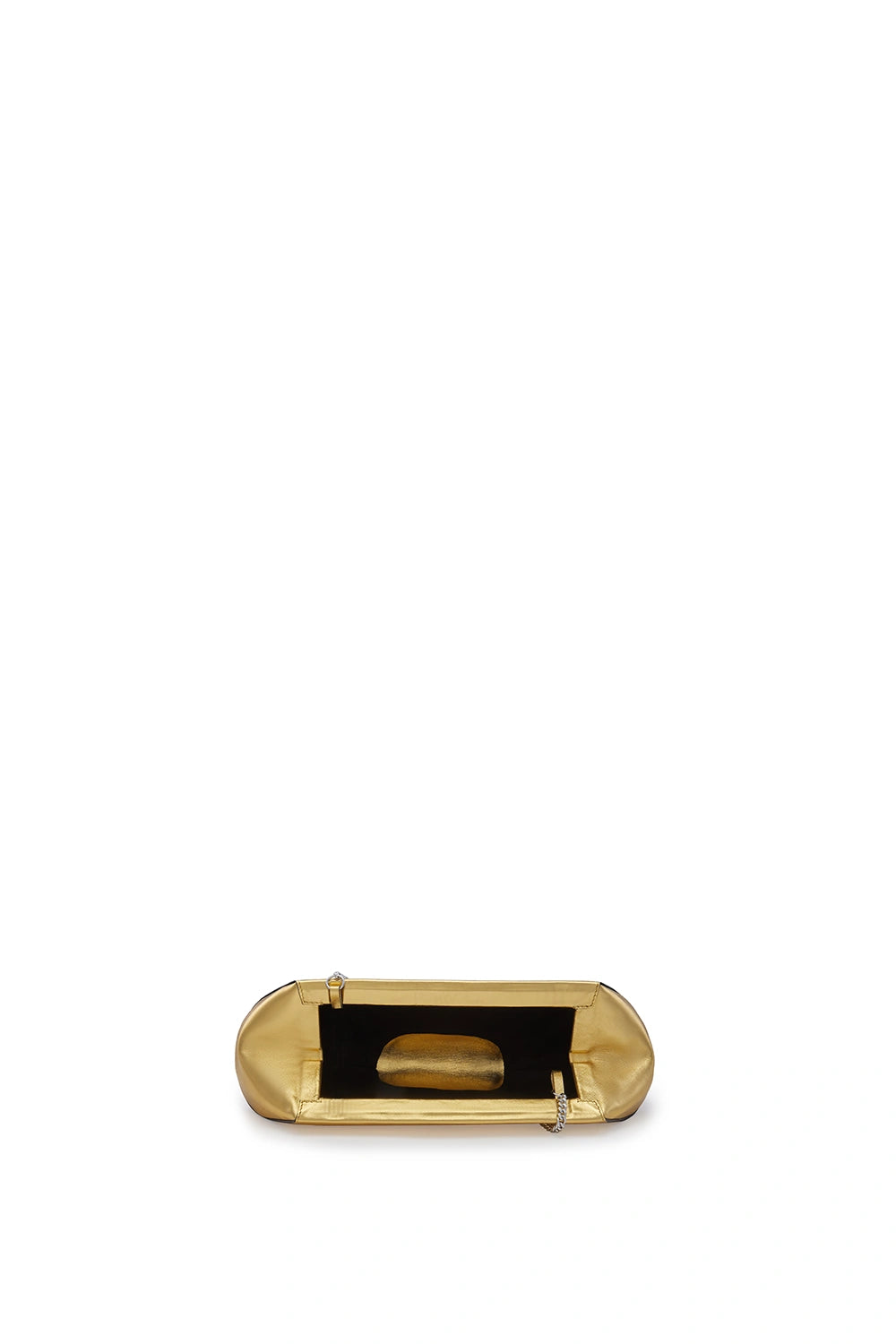 Elizabeth Metallic Gold Baguette Clutch