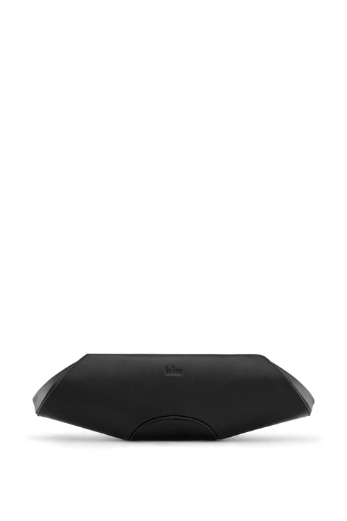 Elizabeth Nappa Black Baguette Clutch
